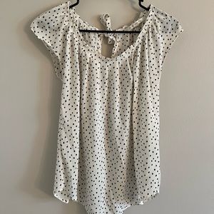 LC Lauren Conrad Polkadot Blouse